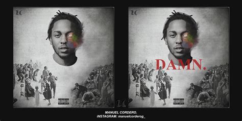 [OC] Kendrick Lamar - DAMN. — Concept Cover Art : KendrickLamar