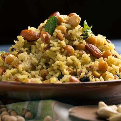 Indian Rice Pilaf With Almonds And Raisins Recipe Epicurious