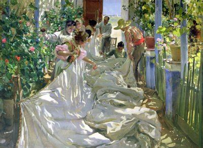 R Paration De La Voile Joaqu N Sorolla