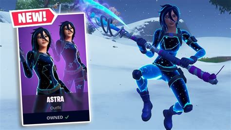 New Astra Skin Gameplay In Fortnite Youtube