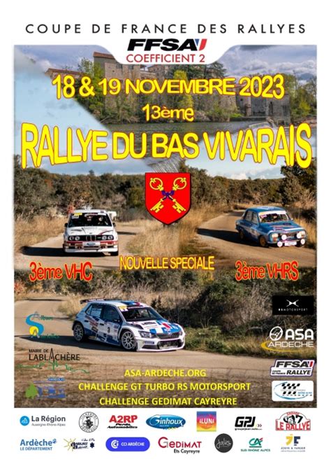 Classement Rallye Du Bas Vivarais Direct Es