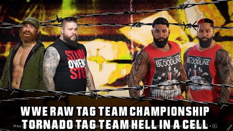 Wwe K Sami Zayn Kevin Owens Vs The Usos Tornado Tag Hell In A