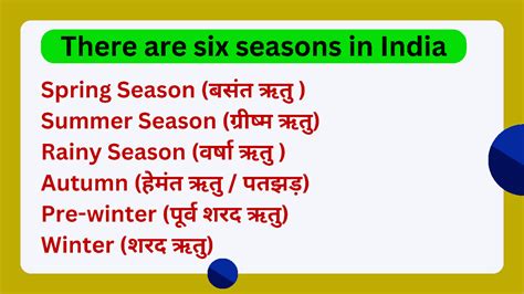 Seasons In India For Class 1 At Matthew Hammond Blog