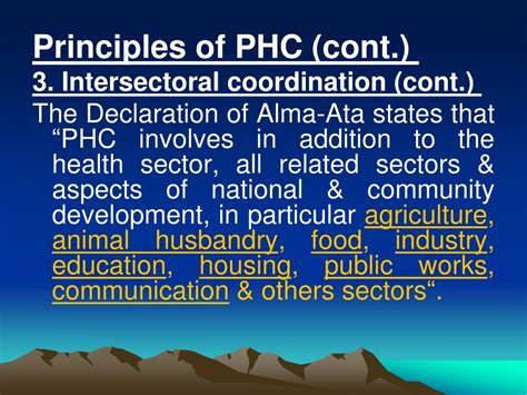 Ppt Primary Health Care Phc Health For All Approach Powerpoint