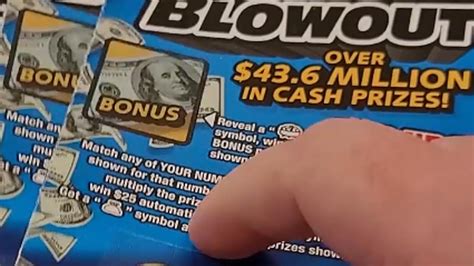 Winning New Bluegrass Blowout Scratch Off Tickets Youtube