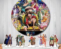 Painel Redondo One Piece Arte Grafica Produtos Elo