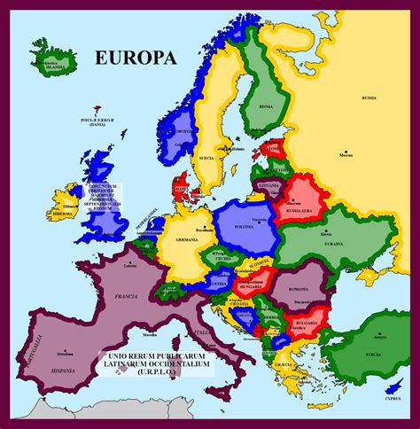 Map of Latin-led Europe by matritum on DeviantArt