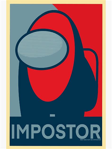 Among Us Impostor Sticker By Cklandgmu Redbubble