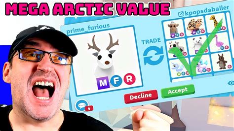 Ce Que Les Gens Trade Contre Un Arctic Reindeer Mega Neon Sur Adopt Me