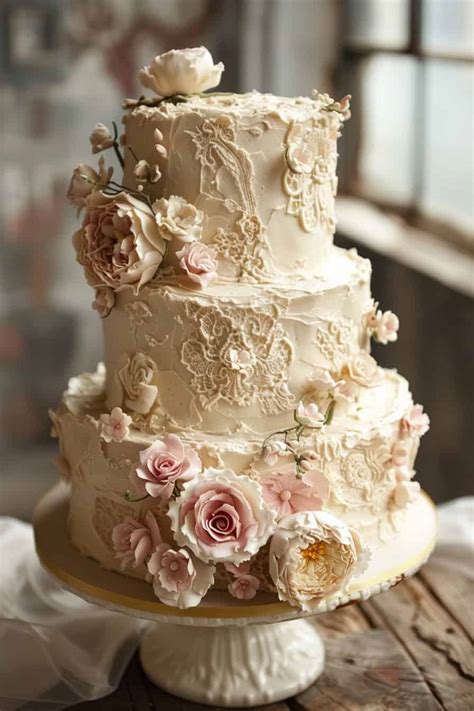 Elegant One Tier Wedding Cakes For Your Special Day Confetti Roses