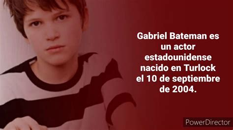 Gabriel Bateman Su Evoluci N En Pel Culas Y Tv Elena Montes