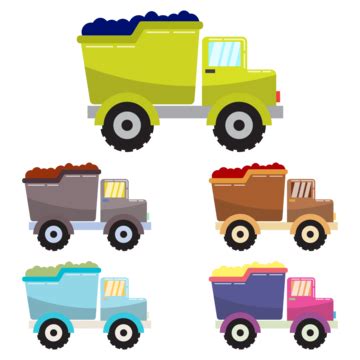 Big Construction Trucks Transparent Image Vector, Construction, Trucks ...