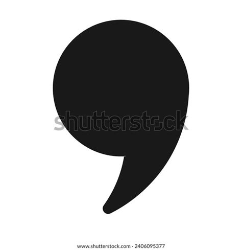 Comma Symbol Icon Vector Illustration Design Stock Vector Royalty Free