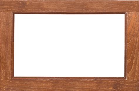 Wood Frame Or Photo Frame Isolated Png