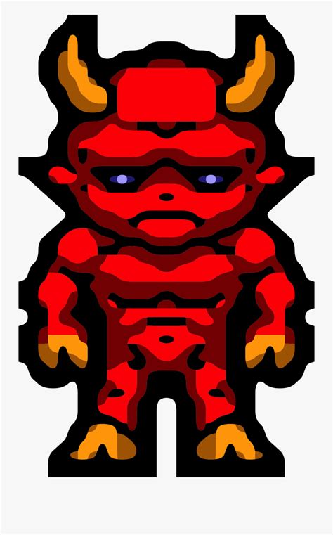 Demon Pixel Art , Free Transparent Clipart - ClipartKey