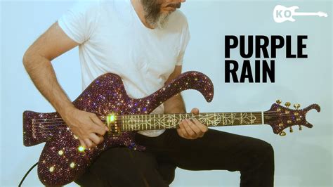 Playing Purple Rain on a Guitar Fit for Prince