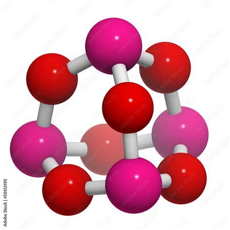 Arsenic Trioxide As2o3 As4o6 Chemical Structure Stock 일러스트레이션