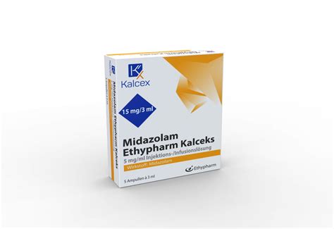 Midazolam Mg Ml Injektions Infusionsl Sung Ethypharm Deutschland