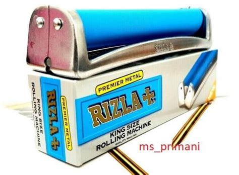 GENUINE RIZLA KING SIZE ROLLING MACHINE Cigarette TOBACCO PREMIUM METAL