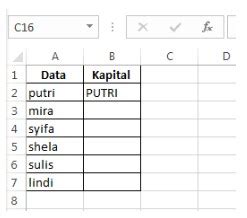 Cara Merubah Huruf Kapital Di Excel Tanpa Rumus Mudah