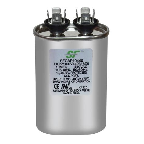 10 MFD X 440 Run Capacitor SFCAP10440 JustCapacitors