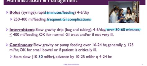 AC Enteral Nutrition Flashcards Quizlet