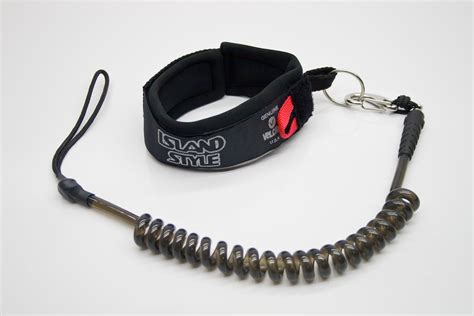 island style mm coiled surf ski leash