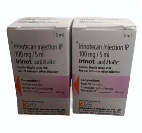 100mg Irinotecan Injection 100 Mg 5 Ml At 470 Box In Pune ID