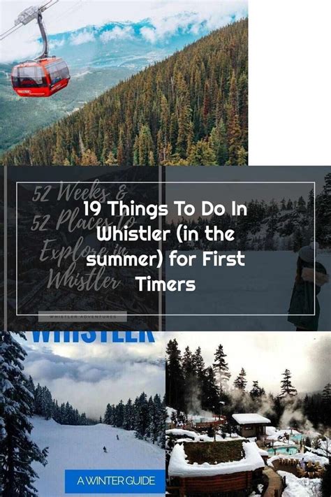 Whistler Things To Do In Whistler In The Summer For First Timers