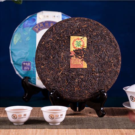 357g Yunnan Puerh Ripe Tea Cake Pu Erh Cooked Tea Glutinous Rice Pu Er