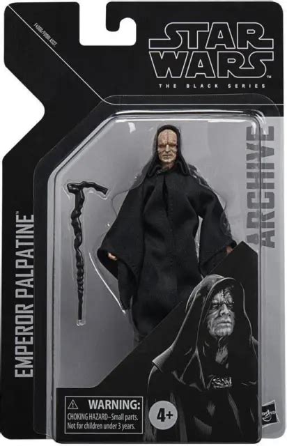 STAR WARS BLACK Series Archive Collection Emperor Palpatine 6