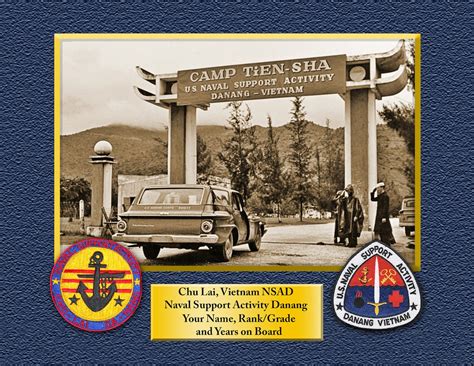 Camp Tien Sha Vietnam Custom Personalized 85 X 11 Print Of Us Etsy