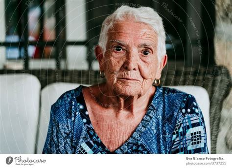 Old Lady With White Hair