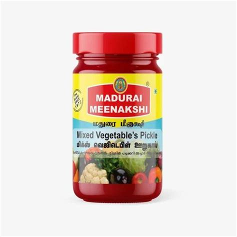 Mix Veg Mixed Vegetable Pickle Packaging Type Jar G At Rs