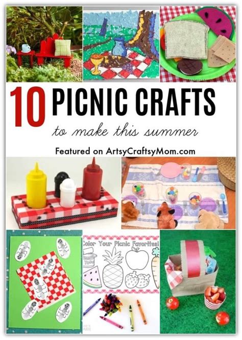 10 Perfectly Pleasing Picnic Crafts for Kids