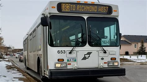 Riding Winnipeg Transit D Lf On Route Richmond