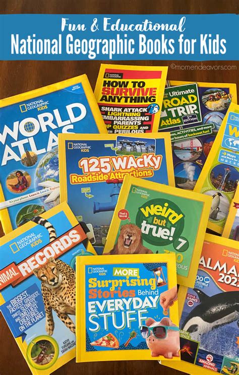 15+ Fun & Educational National Geographic Books for Kids (Giveaway ...