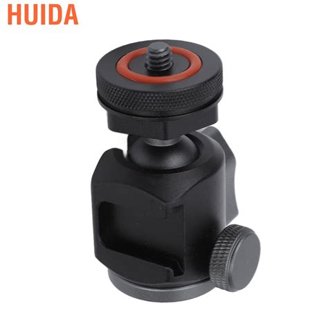 Huida Tripod Ball Head 360 Rotating 14 Hotshoe Mount Cold Shoe Adapter For Camera Huida Th