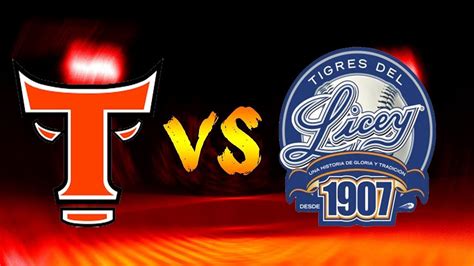 Tigres Del Licey Vs Toros En Vivo Youtube