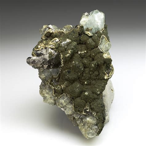 Topaz With Arsenopyrite Fluorite Muscovite Chlorite Minerals For