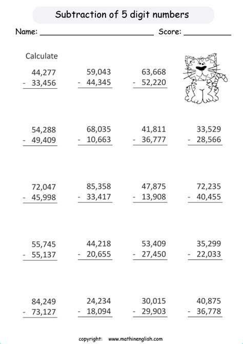 Printable Worksheets For Grade 4 Mathematics