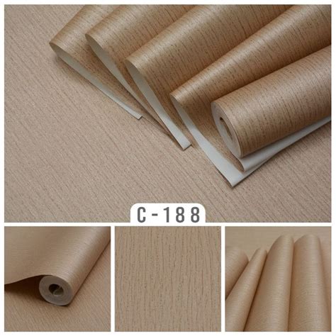 Jual Wallpaper Dinding Vinyl Bertekstur Premium Isi Meter Shopee