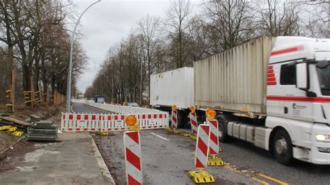 Verkehr Harburg Nerv Baustelle Hannoversche Straße Es bleibt eng