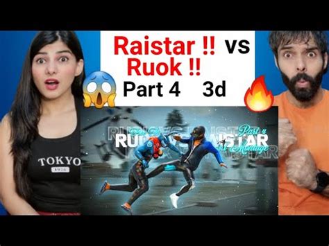 Ruok Vs Raistar Part D Animation Montage Free Fire Max Edited By