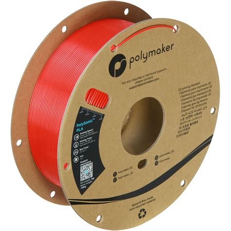 Polysonic Pla High Speed Rouge Mm Kg Polyfab D