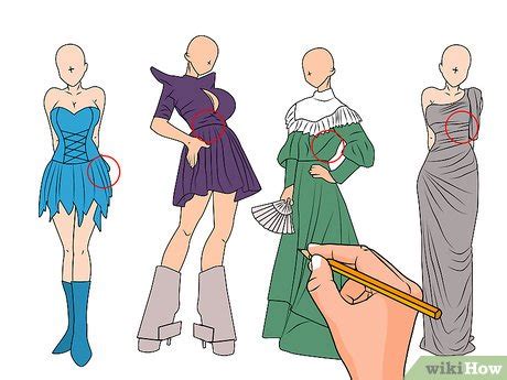 How to Draw Anime Girl's Clothing (with Pictures) - wikiHow