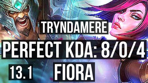 Trynda Vs Fiora Top 8 0 4 3 6m Mastery Legendary Kr Diamond