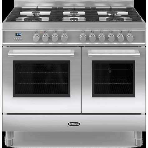 britannia rc tg ql    twin oven cm dual fuel range cooker