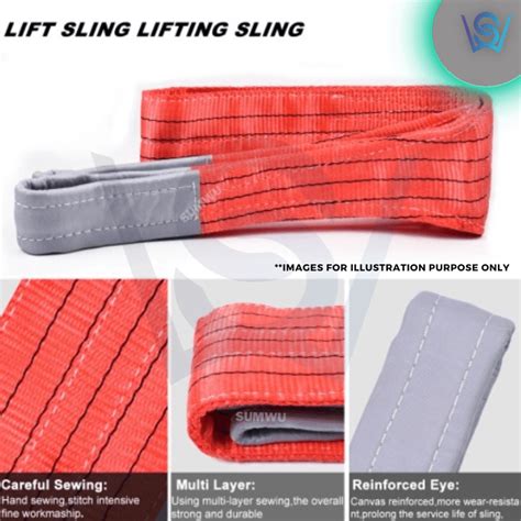 Supertex Heavy Duty Prolift Webbing Sling Belt Ton Korea Sumwu