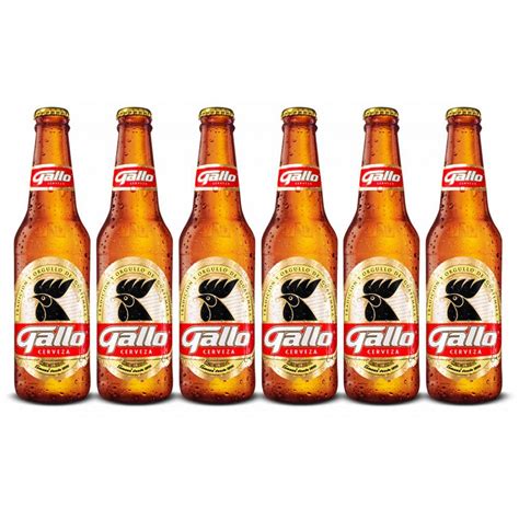 6 Pack Cerveza Gallo Presentación En Botella De 350ml Precio Guatemala